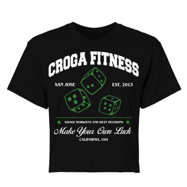 ROLL THE DICE - WOMEN'S CROP T-SHIRT - $MHRZ19$ Thumbnail