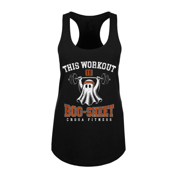 BOO-SHEET - WOMEN'S FITTED TANK TOP Thumbnail